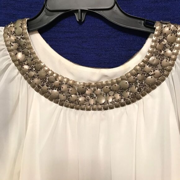 MIDNIGHT Velvet stunning blouse. sz large. - Picture 3 of 4